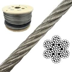 Paslanmaz krom 304 kalite 7x7 halat